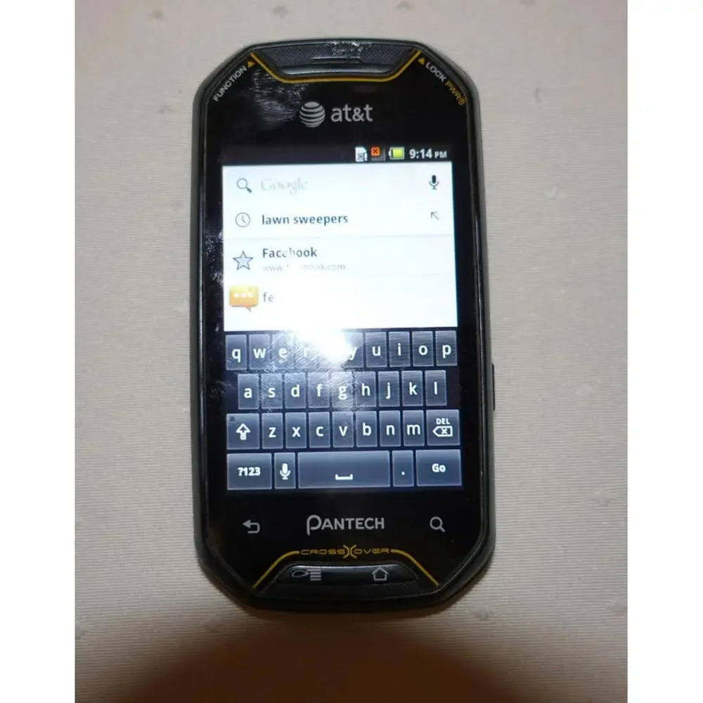 Pantech  - Black AT&T  Android Slider Smartphone